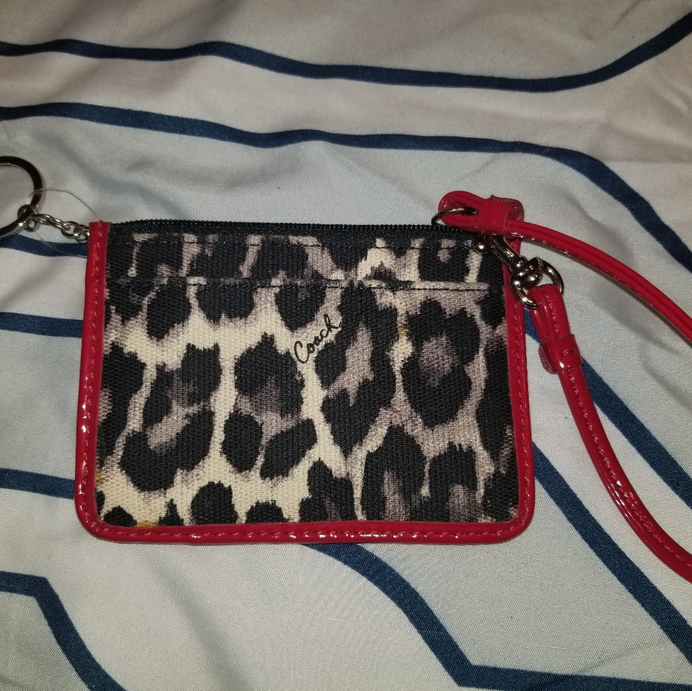 Like new coach cardholder wristlet